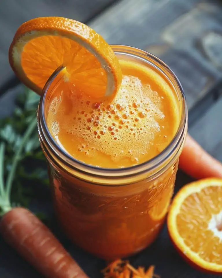Homemade Orange Carrot Juice