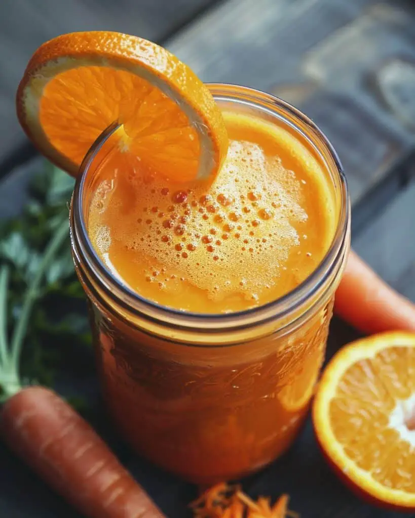 Homemade Orange Carrot Juice