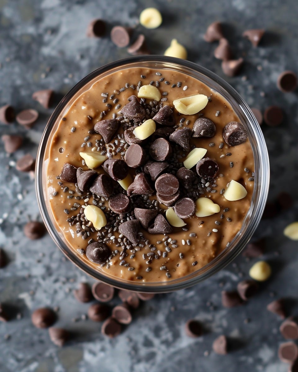 High-Protein Chocolate Peanut Butter Chia Seed Pudding