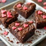 Heart Shaped Brownies