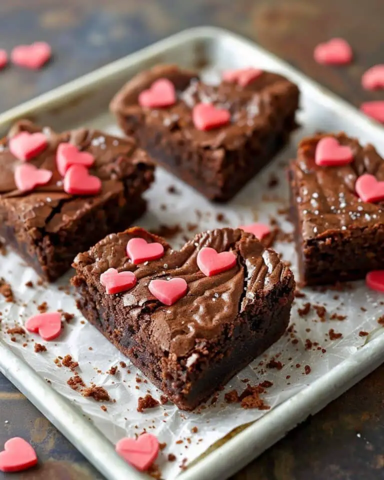 Heart Shaped Brownies