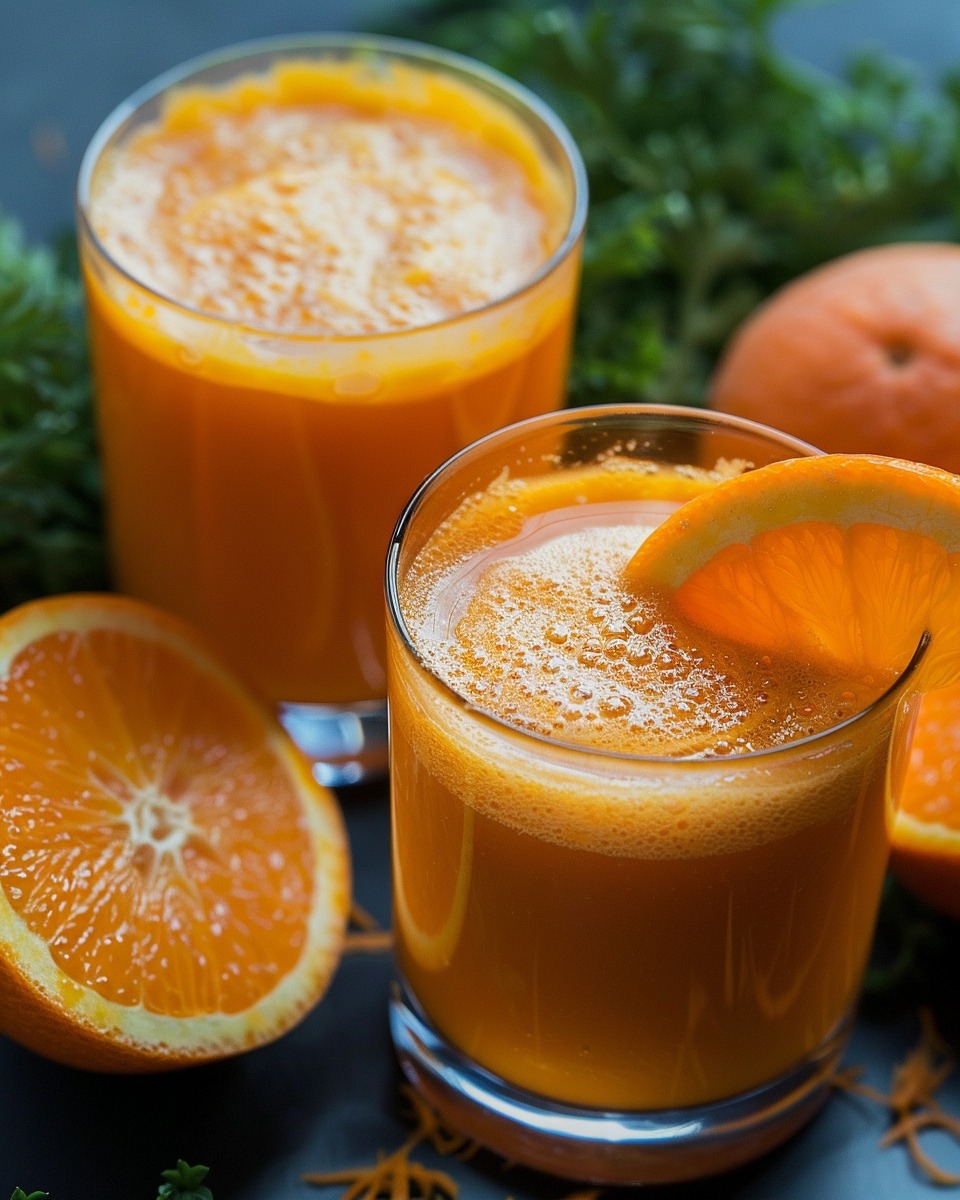 Homemade Orange Carrot Juice