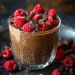 High-Protein Chocolate Peanut Butter Chia Seed Pudding