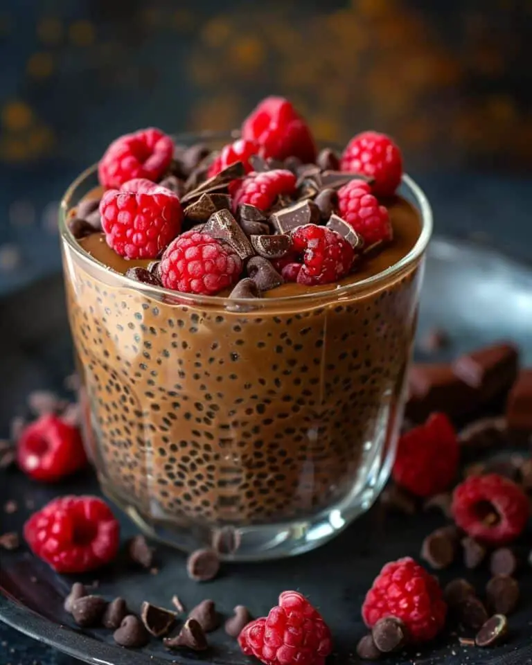 High-Protein Chocolate Peanut Butter Chia Seed Pudding