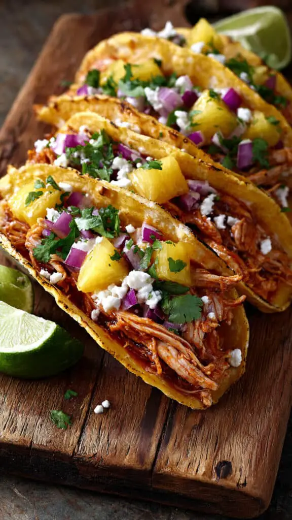 Pineapple Chicken Tacos