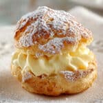 Special Italian Cream Puffs with Custard Filling