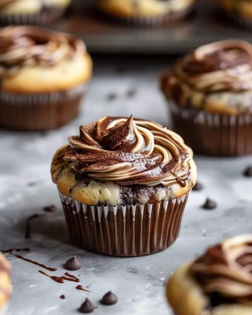 Nutella Banana Swirl Muffins