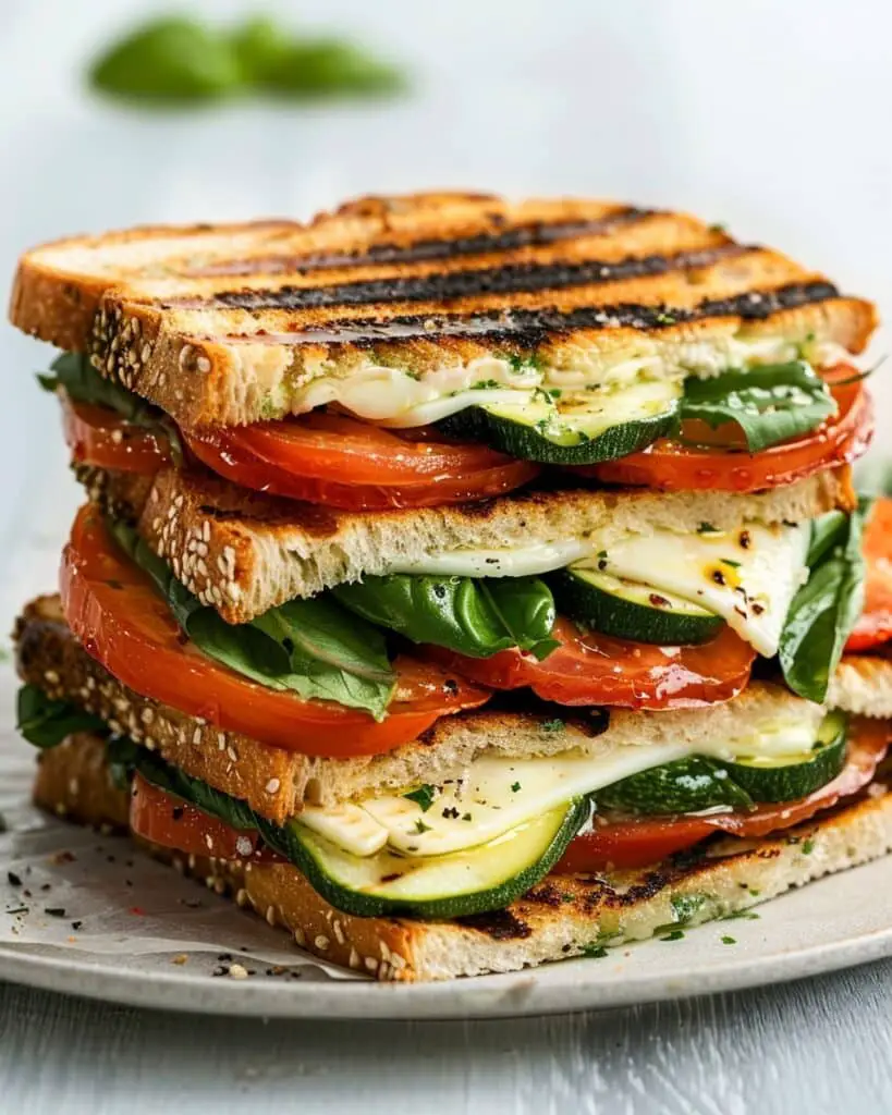 Delicious Grilled Veggie Mozzarella Sandwiches to Try Today