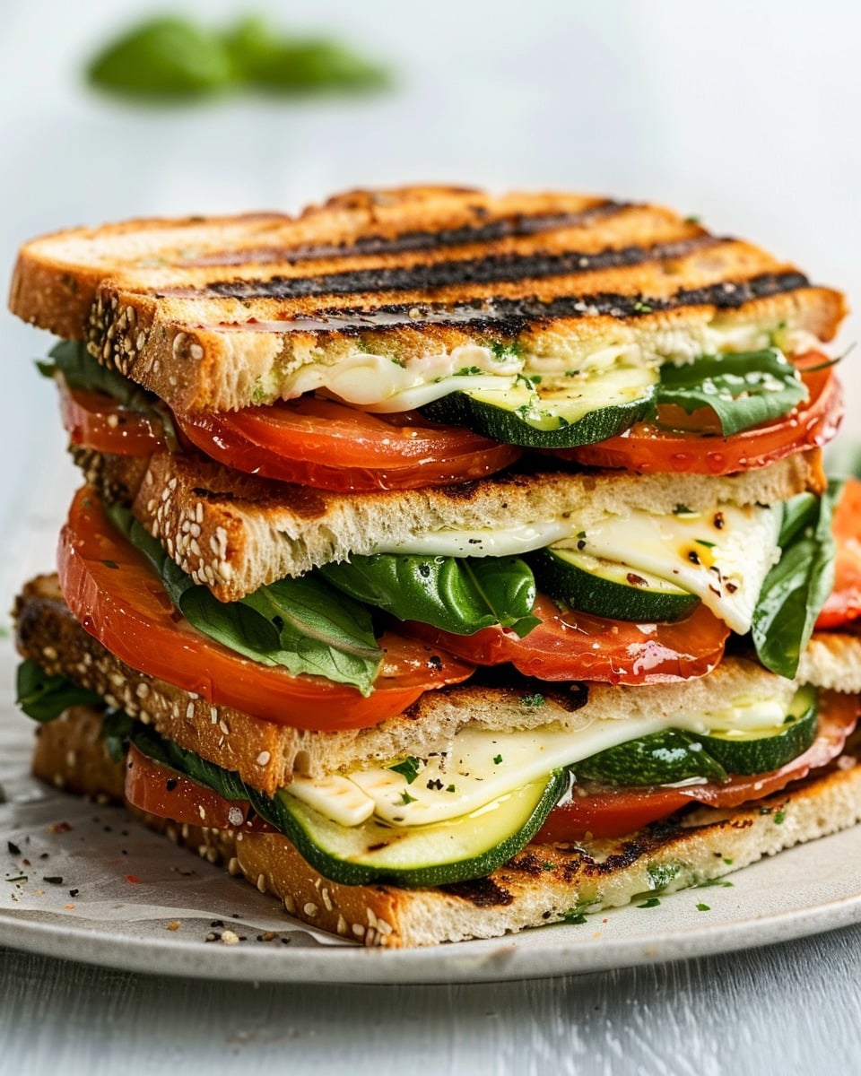Delicious Grilled Veggie Mozzarella Sandwiches to Try Today
