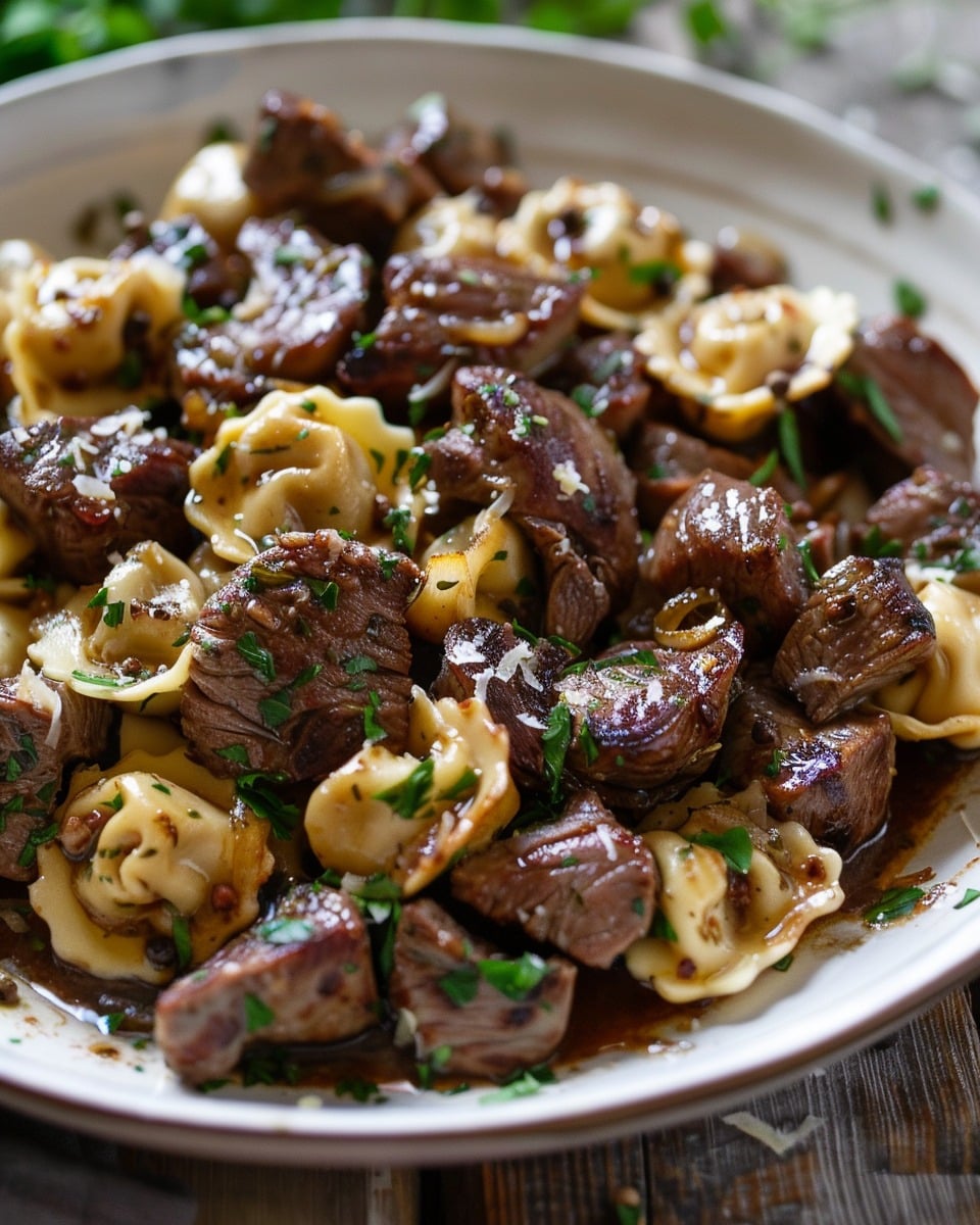 Garlic Steak Tortellini
