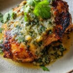 Grilled Salsa Verde Pepper Jack Chicken