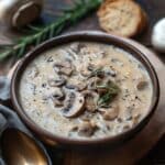 Clean Chicken Mushroom Soup