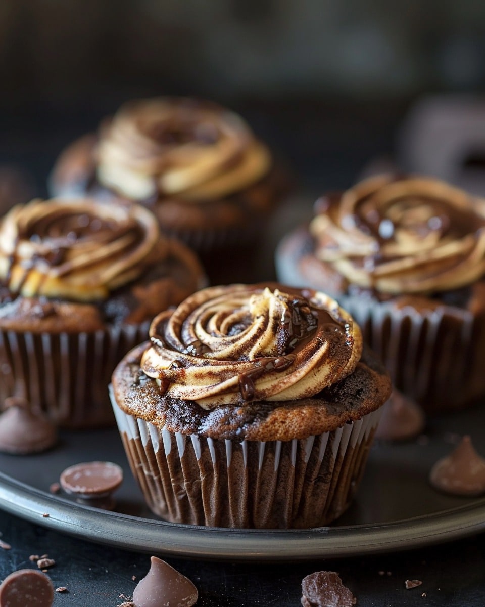 Nutella Banana Swirl Muffins