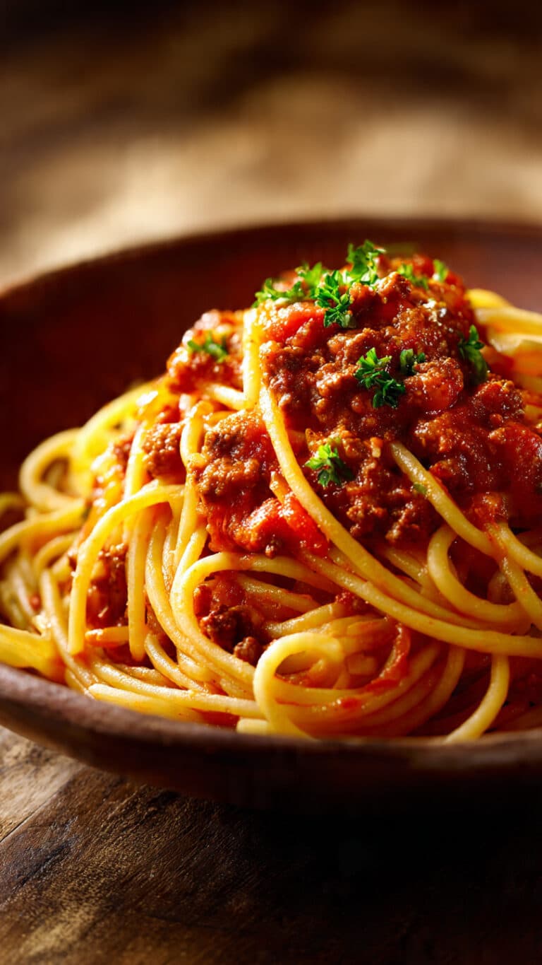 Beef Pasta Recipe in Tomato Sauce