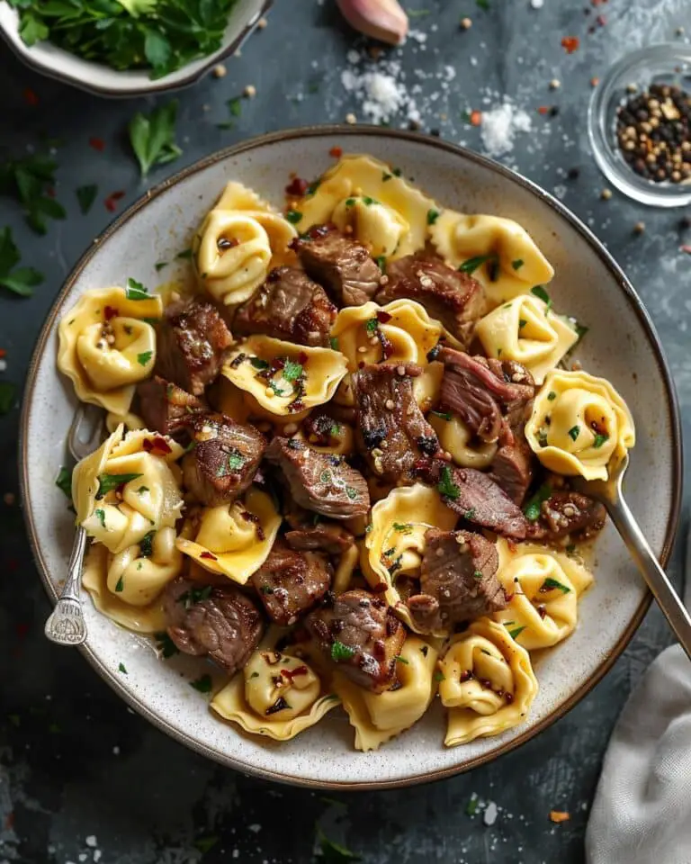 Garlic Steak Tortellini