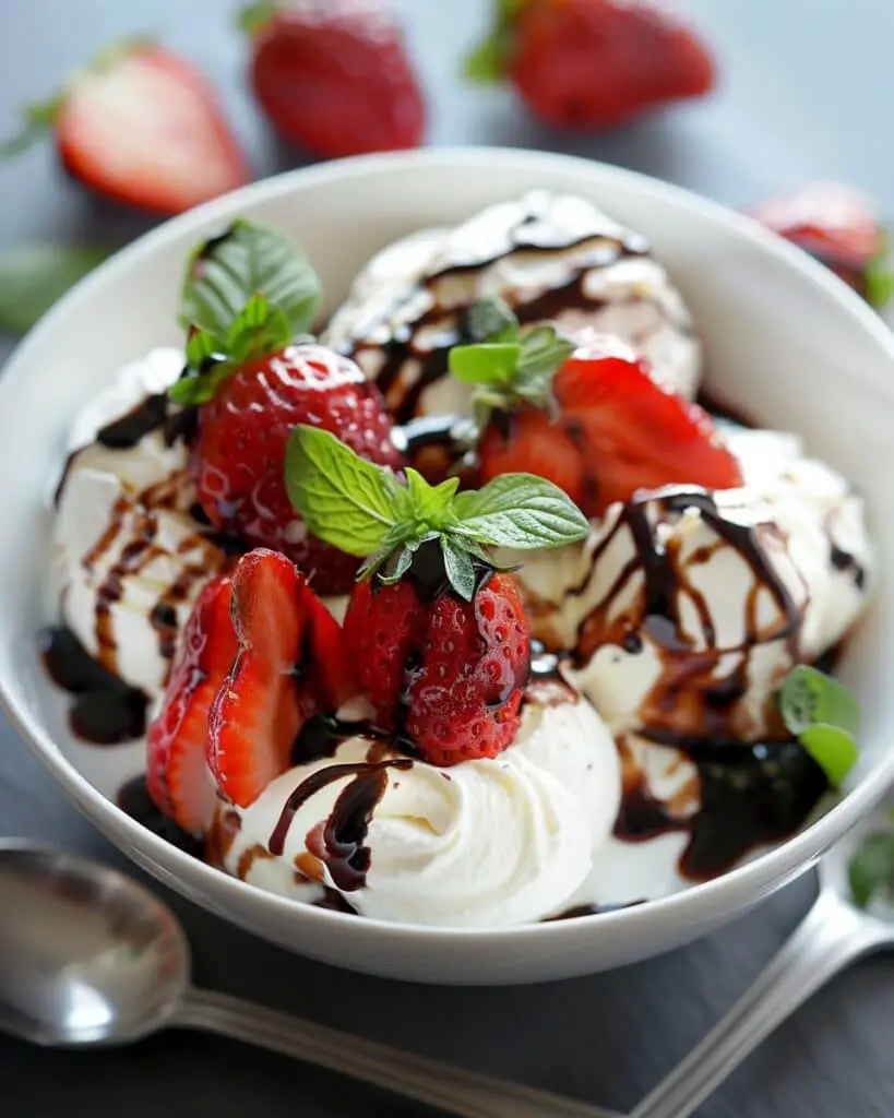 Balsamic Strawberry Caprese