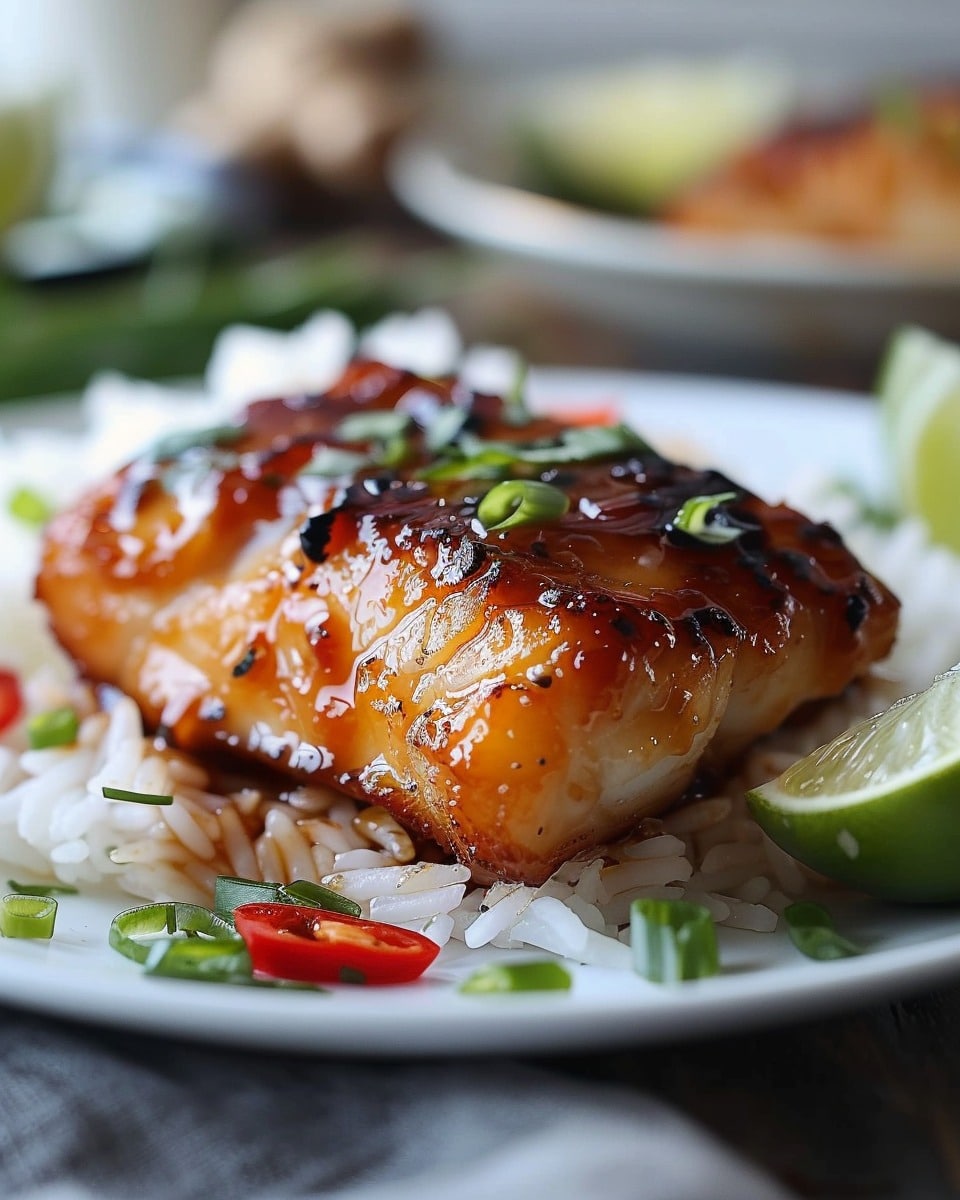 Delicious Asian Ginger Soy Glazed Cod