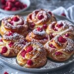 Sugar Raspberry Danish Buns