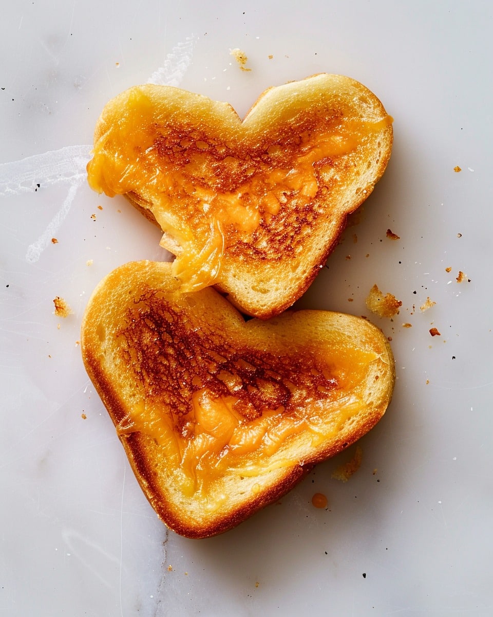 Mini Grilled Cheese Hearts