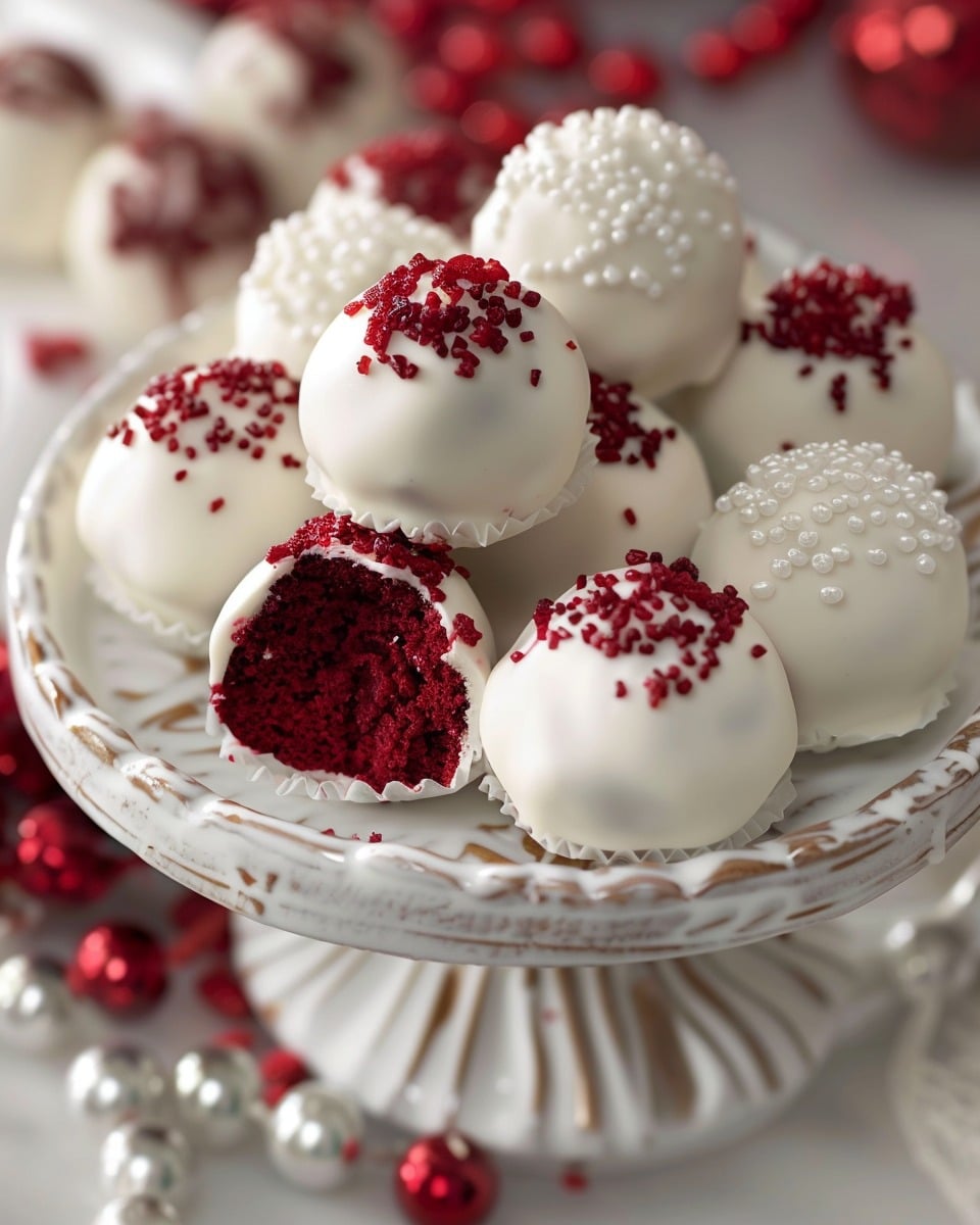 Red Velvet Cake Balls