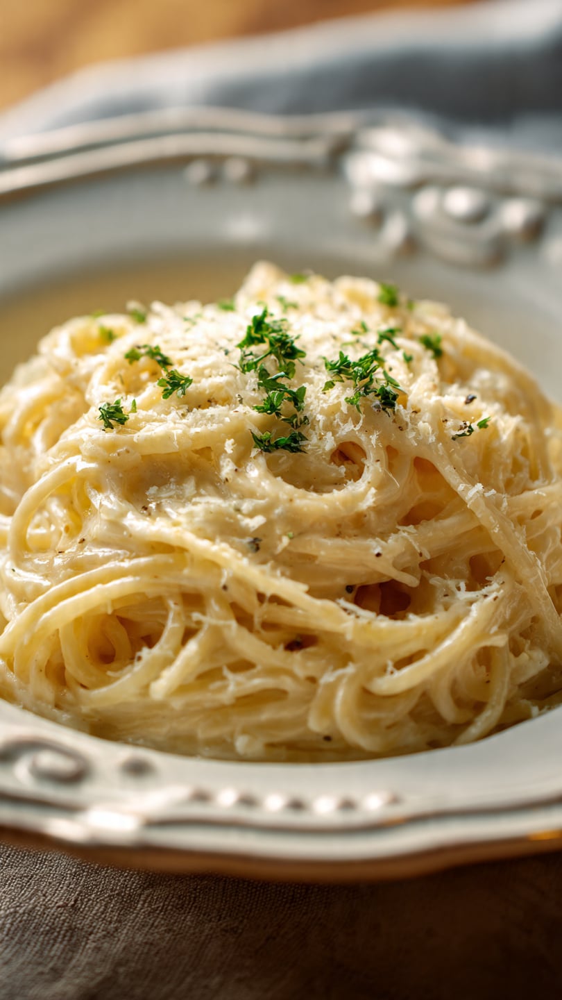 One Pot Creamy Garlic Pasta