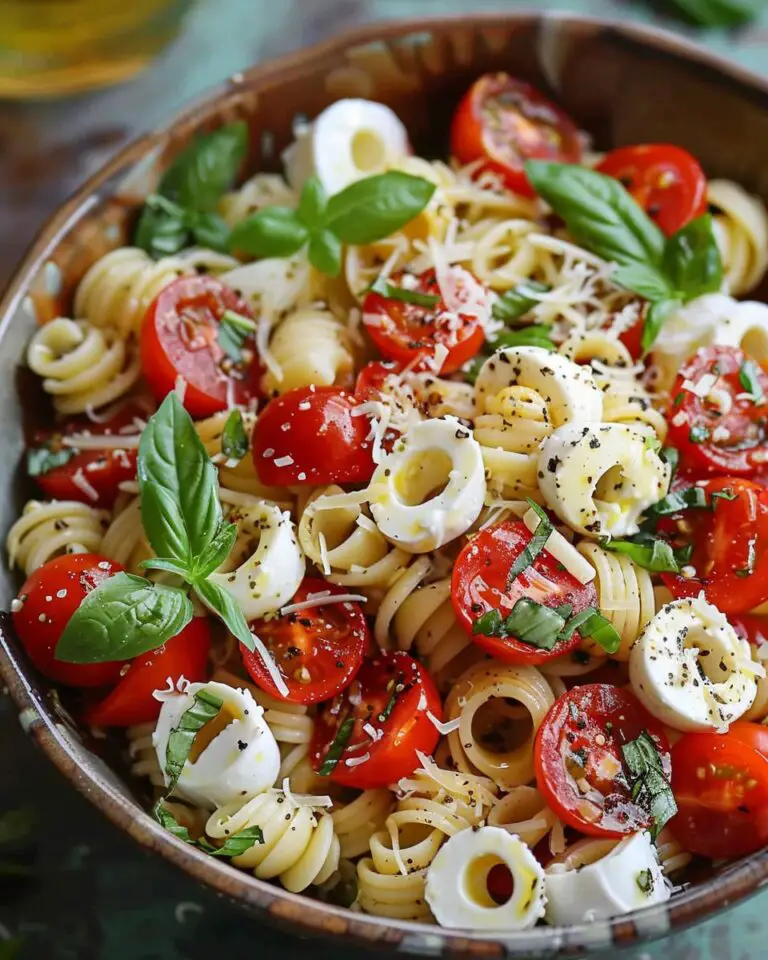 Delicious Caprese Pasta Salad