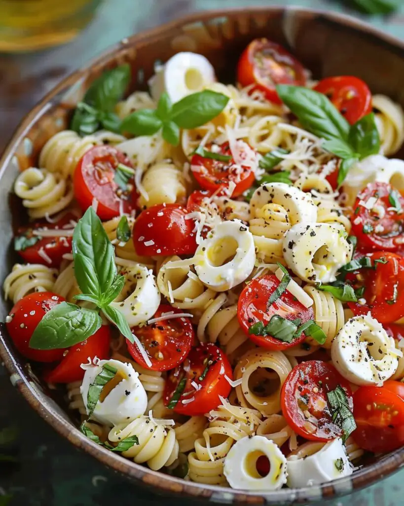 Delicious Caprese Pasta Salad