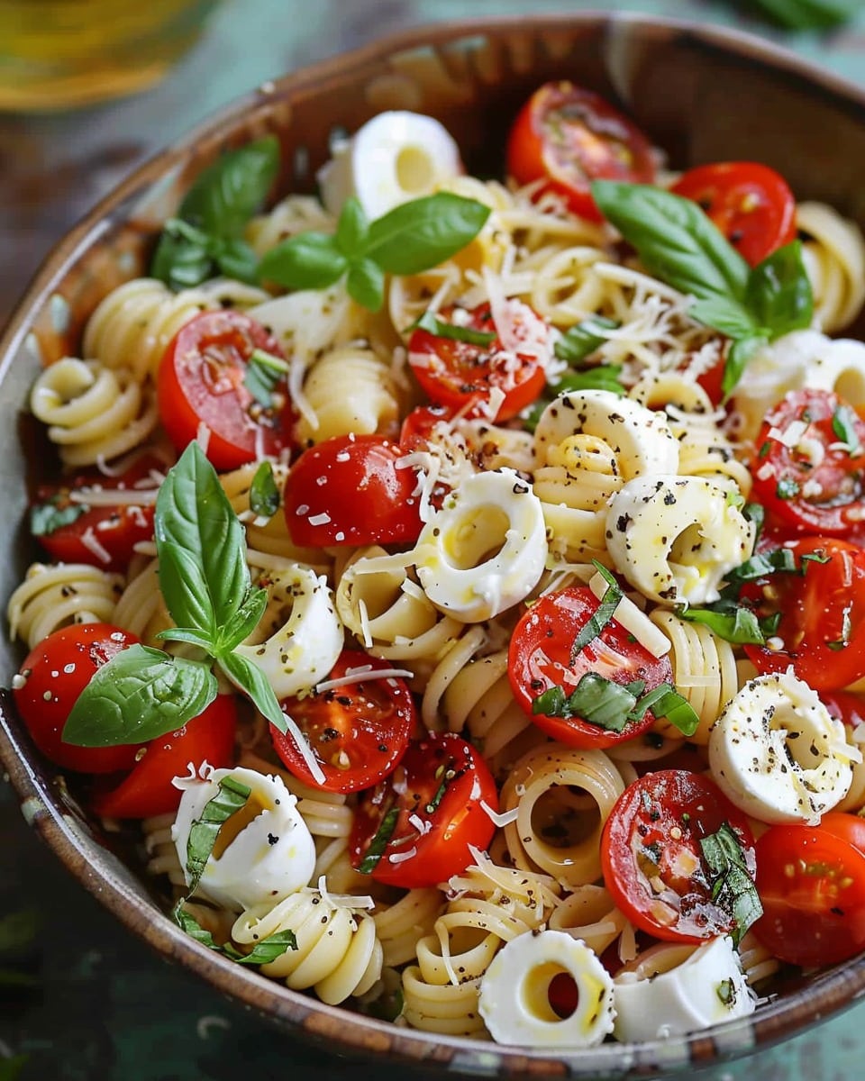 Delicious Caprese Pasta Salad