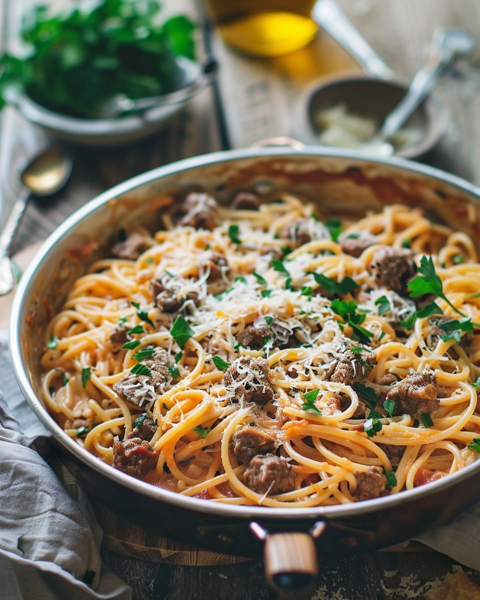 Creamy Beef Pasta for Cozy Nights