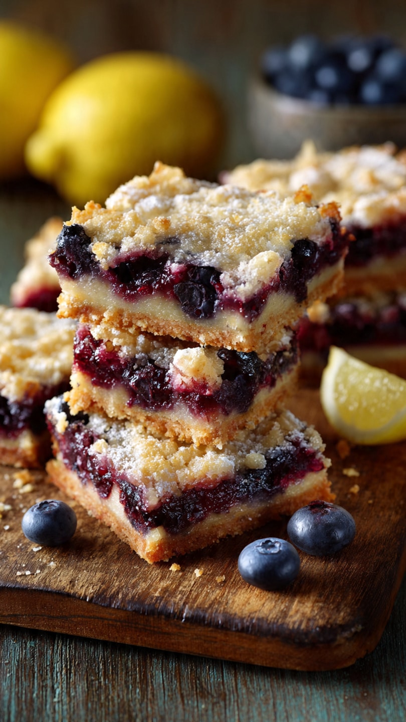 Lemon Blueberry Bars
