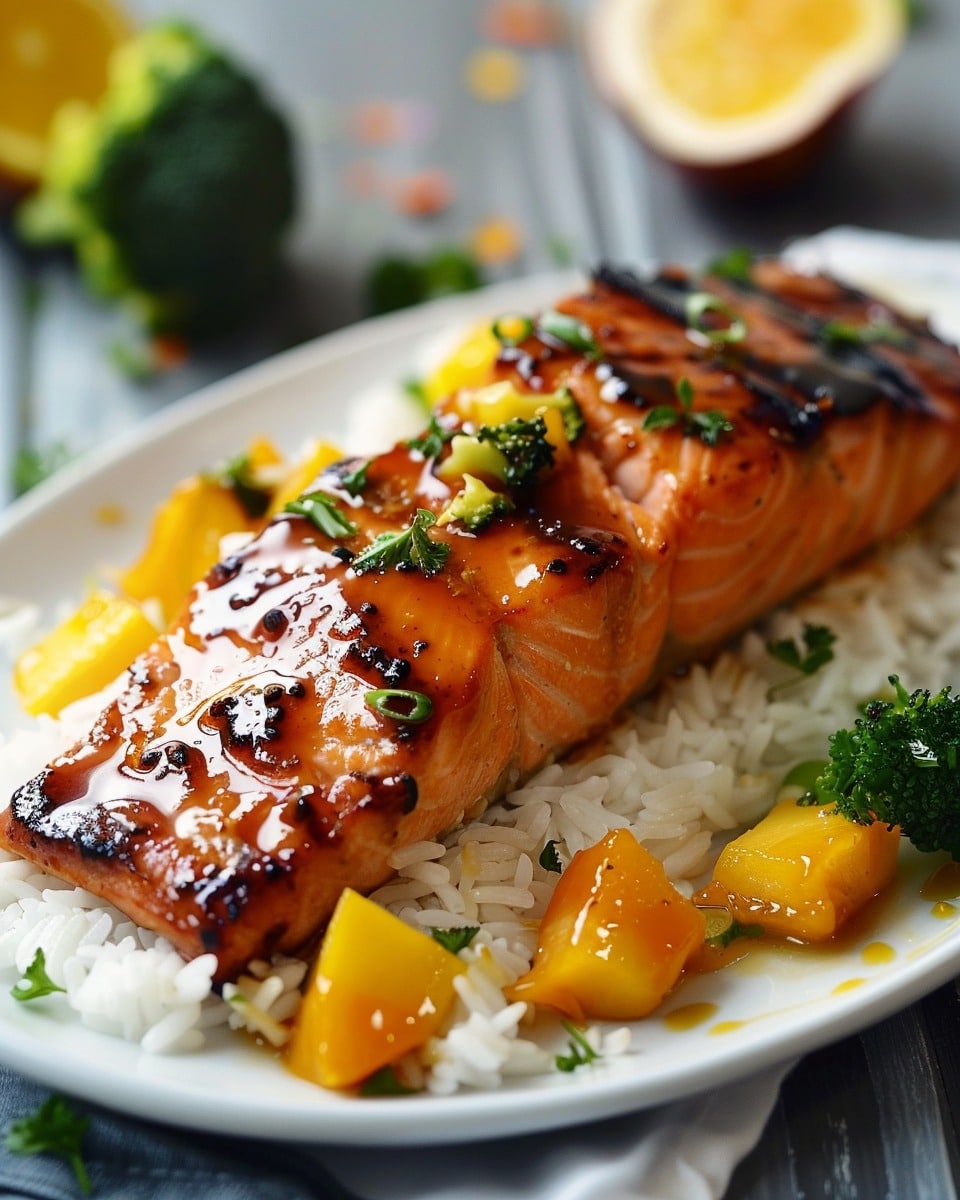 Mango Teriyaki Salmon