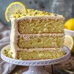 Lemon Pistachio Cake with Lovely Lemon Frosting