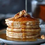 Fluffy Maple Cinnamon Pancakes