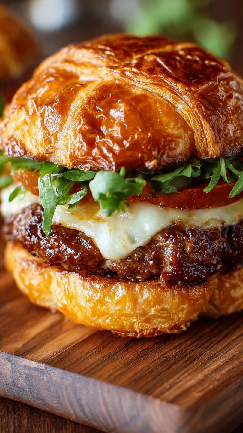 Croissant Smash Burgers