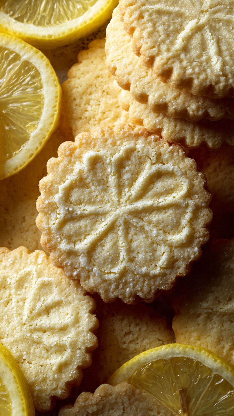 Lemon Shortbread Cookies
