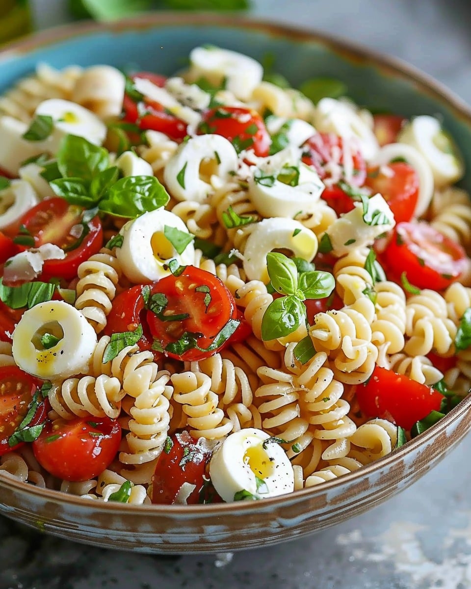 Delicious Caprese Pasta Salad