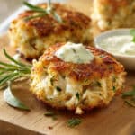 Ruth’s Chris Crab Cakes with Lemon Butter Sauce