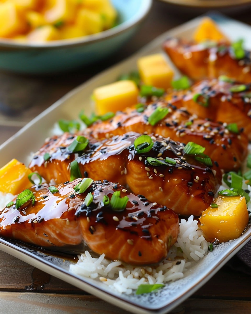 Mango Teriyaki Salmon