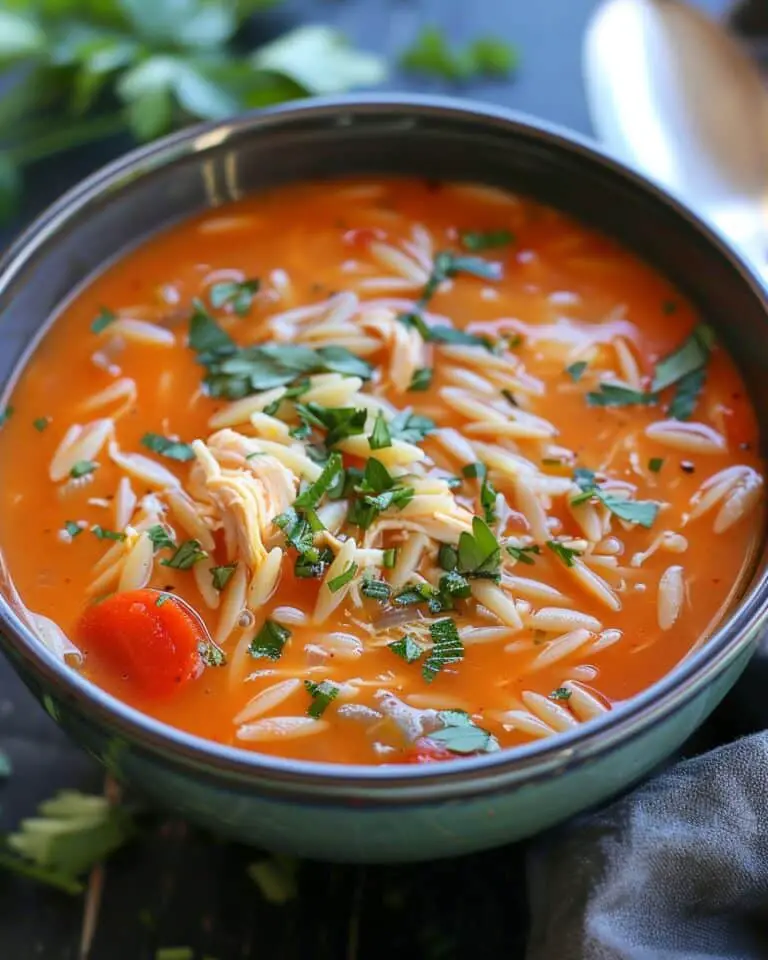 Chicken Orzo Tomato Soup