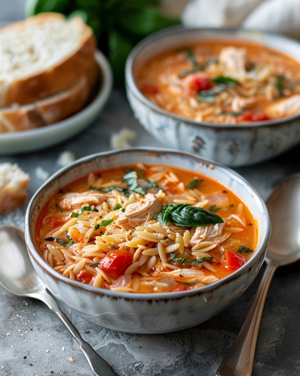 Chicken Orzo Tomato Soup