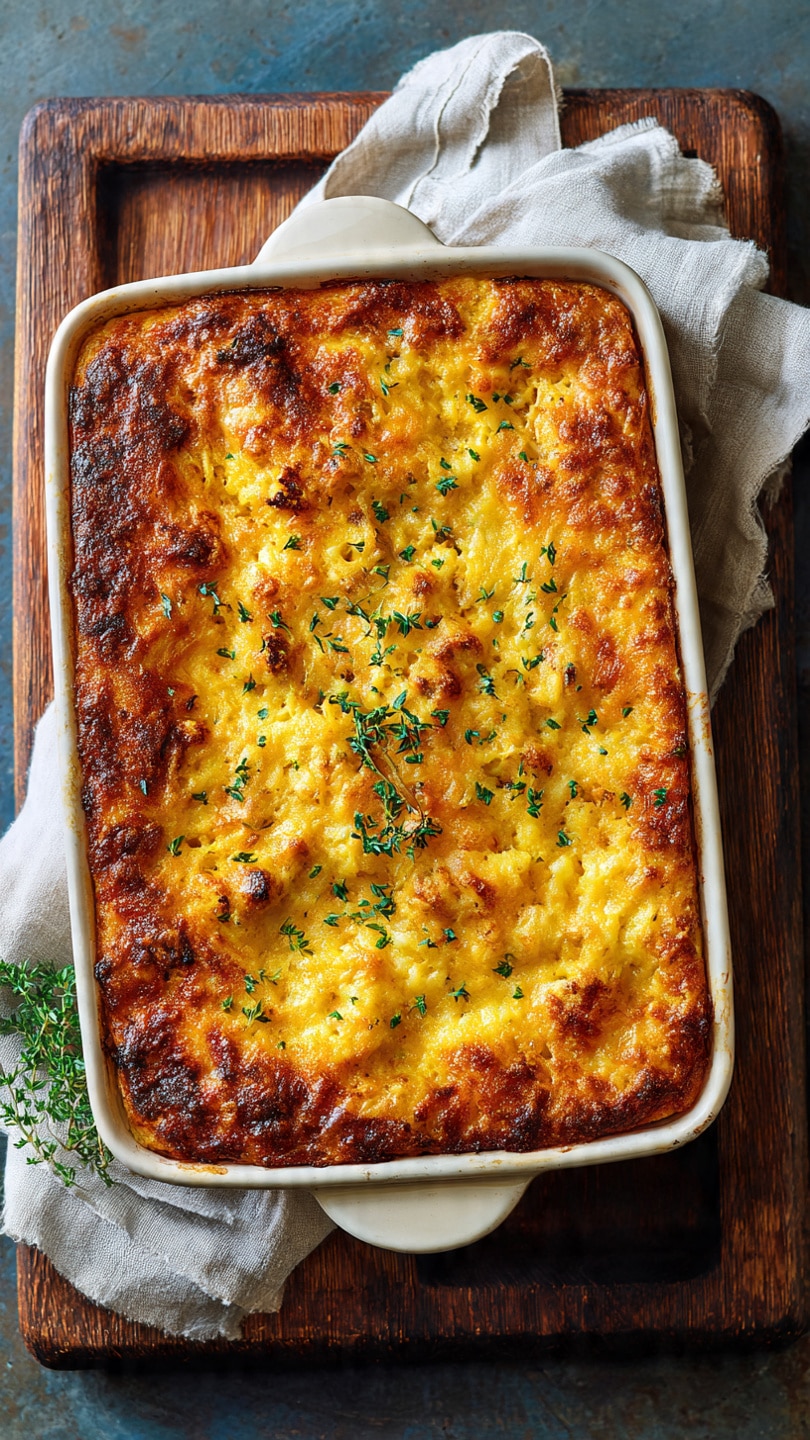 Mac and Cheese Meatloaf Casserole