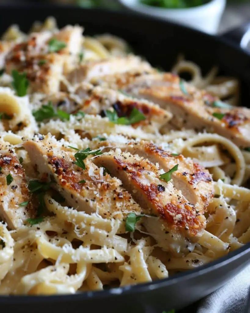 Creamy Garlic Parmesan Chicken Pasta