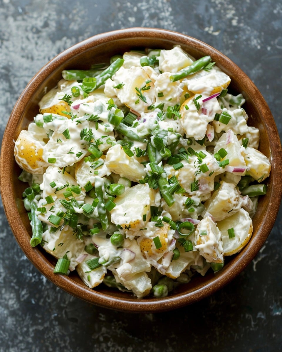 Creamy Green Bean Potato Salad