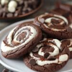 Chocolate Marshmallow Swirl Cookies