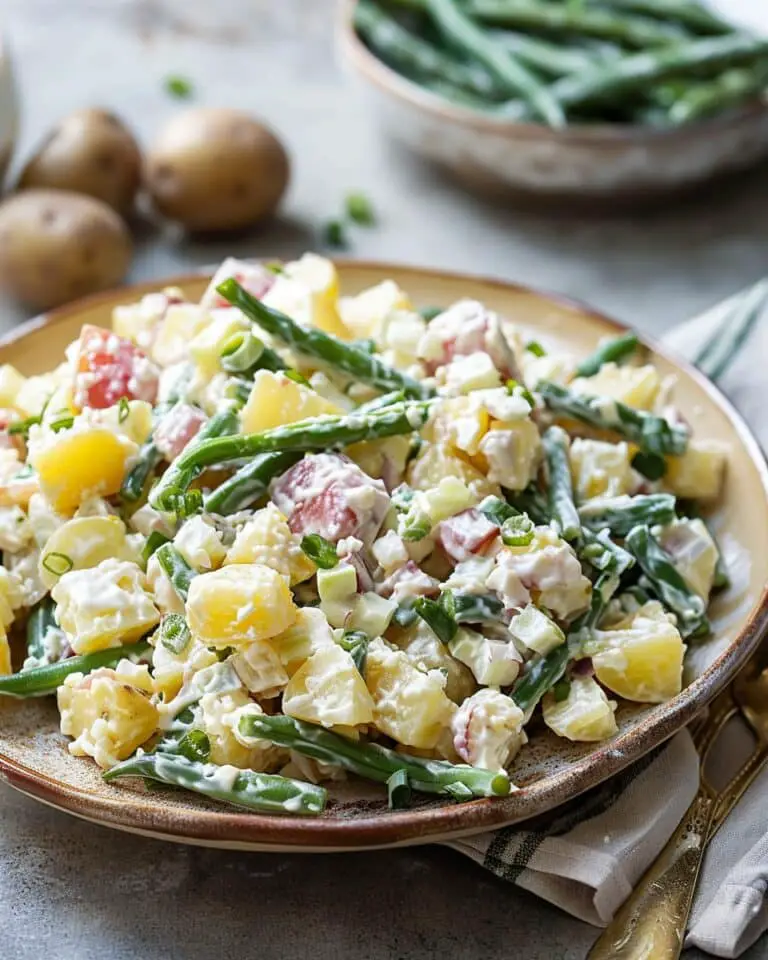 Creamy Green Bean Potato Salad
