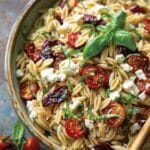 Perfect Orzo Pasta Salad With Feta And Sun Dried Tomatoes
