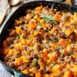 Cozy Butternut Squash & Sausage Casserole