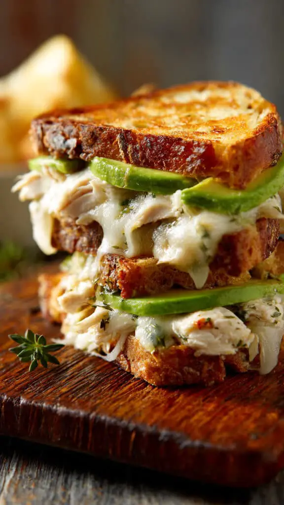 Chicken Avocado Melt Sandwich