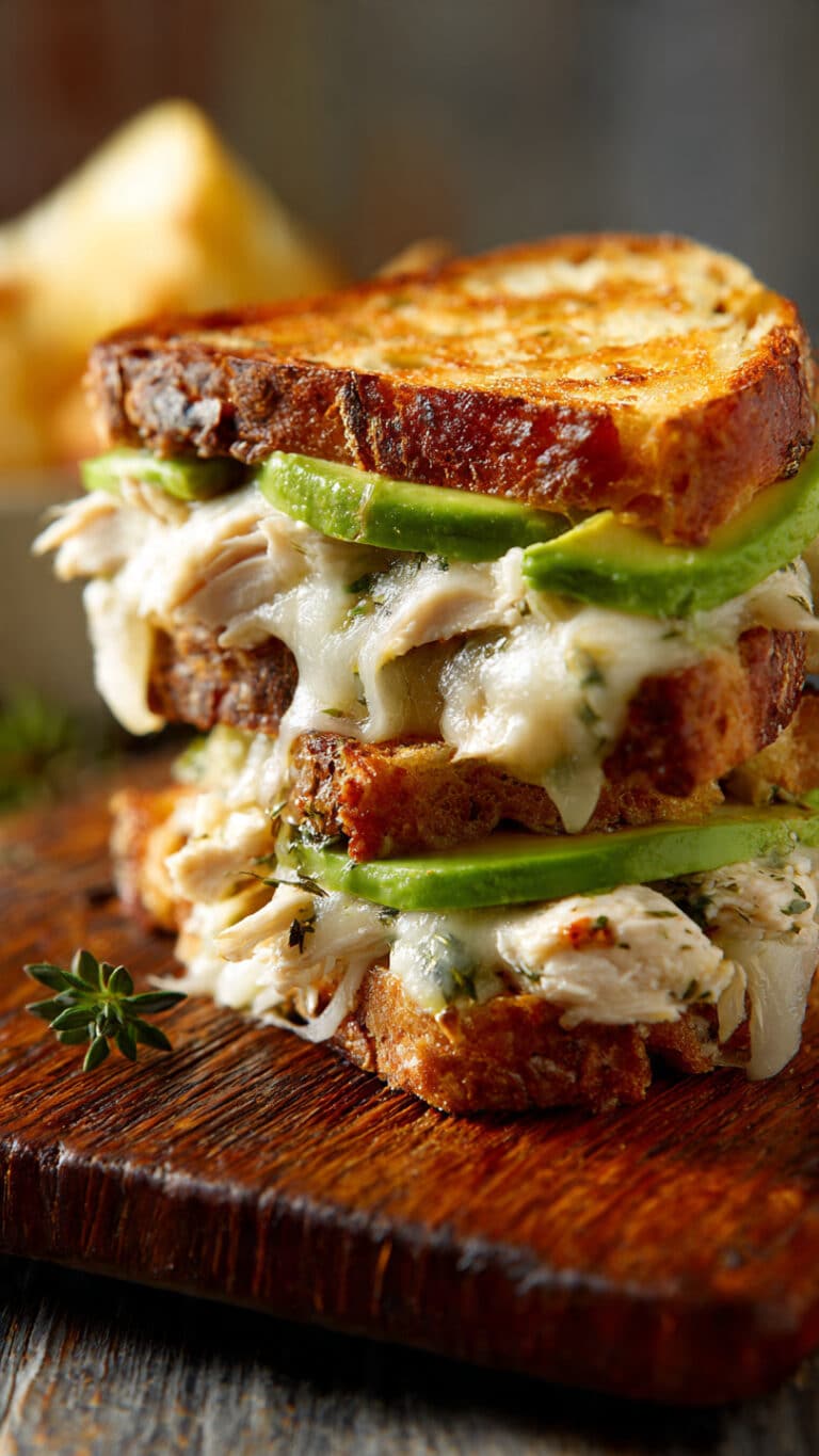 Chicken Avocado Melt Sandwich