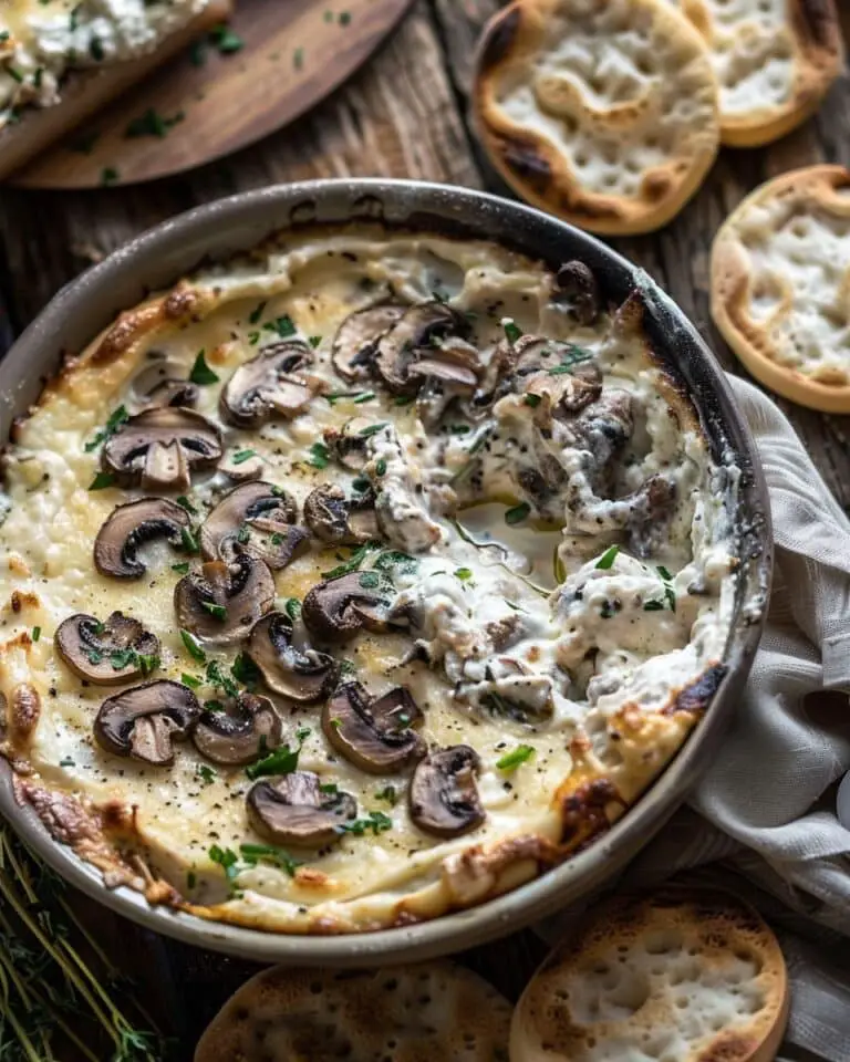 Stuffed Mushroom Dip